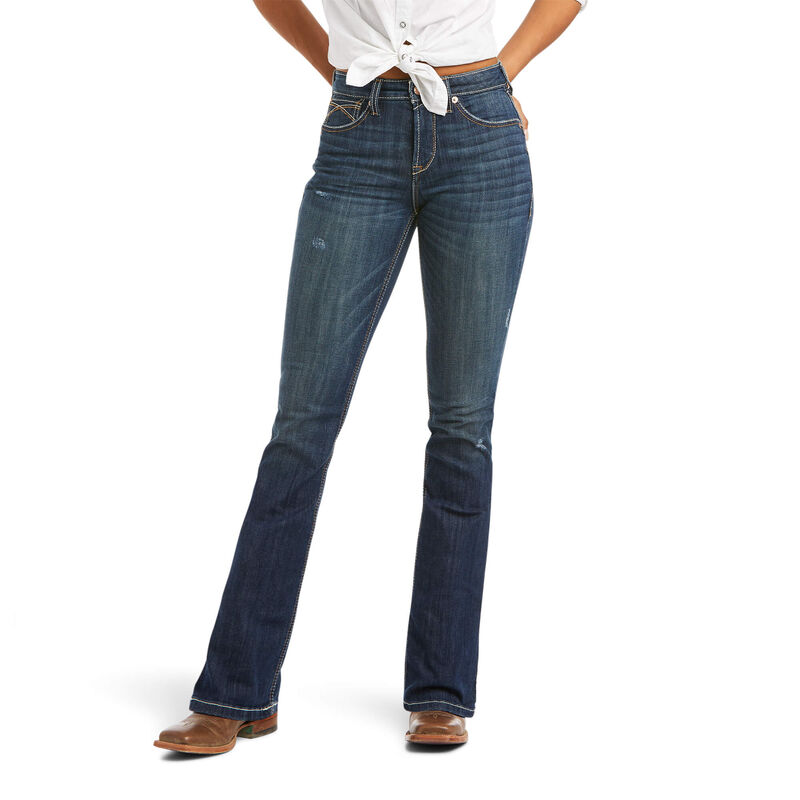 Ariat Jeans Damen - R.E.A.L. High Rise Katrina Boot Cut DunkelBlau ( KSTRE-4276 )